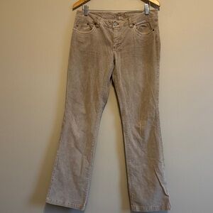 American Eagle Outfitters Women's Beige Straight Leg Corduroys